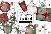 Minimalist Holiday Clipart, a Seasonal Illustration by VS Studio (Thumbnail 1 of 3)