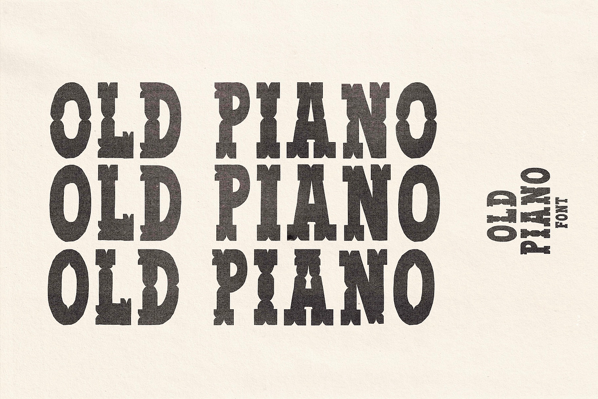 Old Piano | Hand Crafted Font, a Handwritten Font by Madeline ODonoghue Design (Photo 7 of 10)