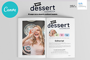 Desserts Canva Recipes Book Template, a Magazine Template by DeLaGranSiete (Thumbnail 2 of 11)
