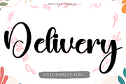 Delivery, a Handwritten Font by InermediaSTUDIO (Thumbnail 1 of 7)