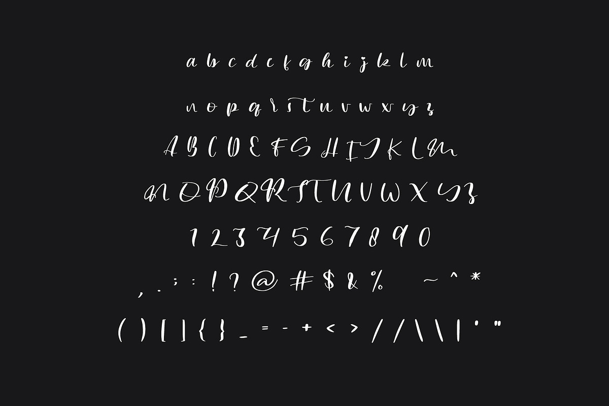 Darling font preview 6
