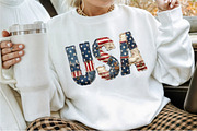 Independence Day USA Patchwork PNG, a Work Illustration by Sublimation Artist (Thumbnail 2 of 9)