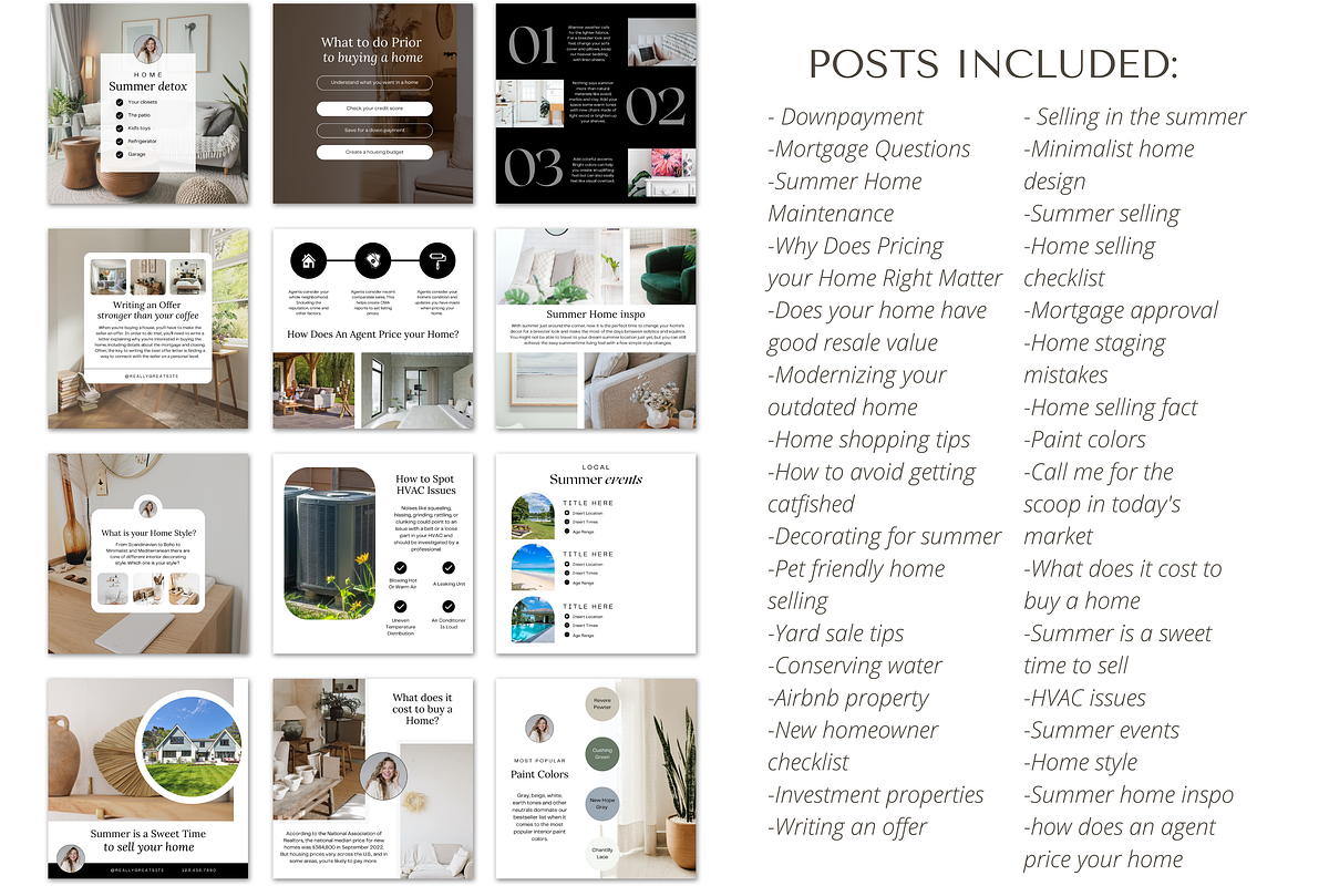 June Real Estate Social Media Posts, a Social Media Template by Marketing Templates Co. (Photo 7 of 10)
