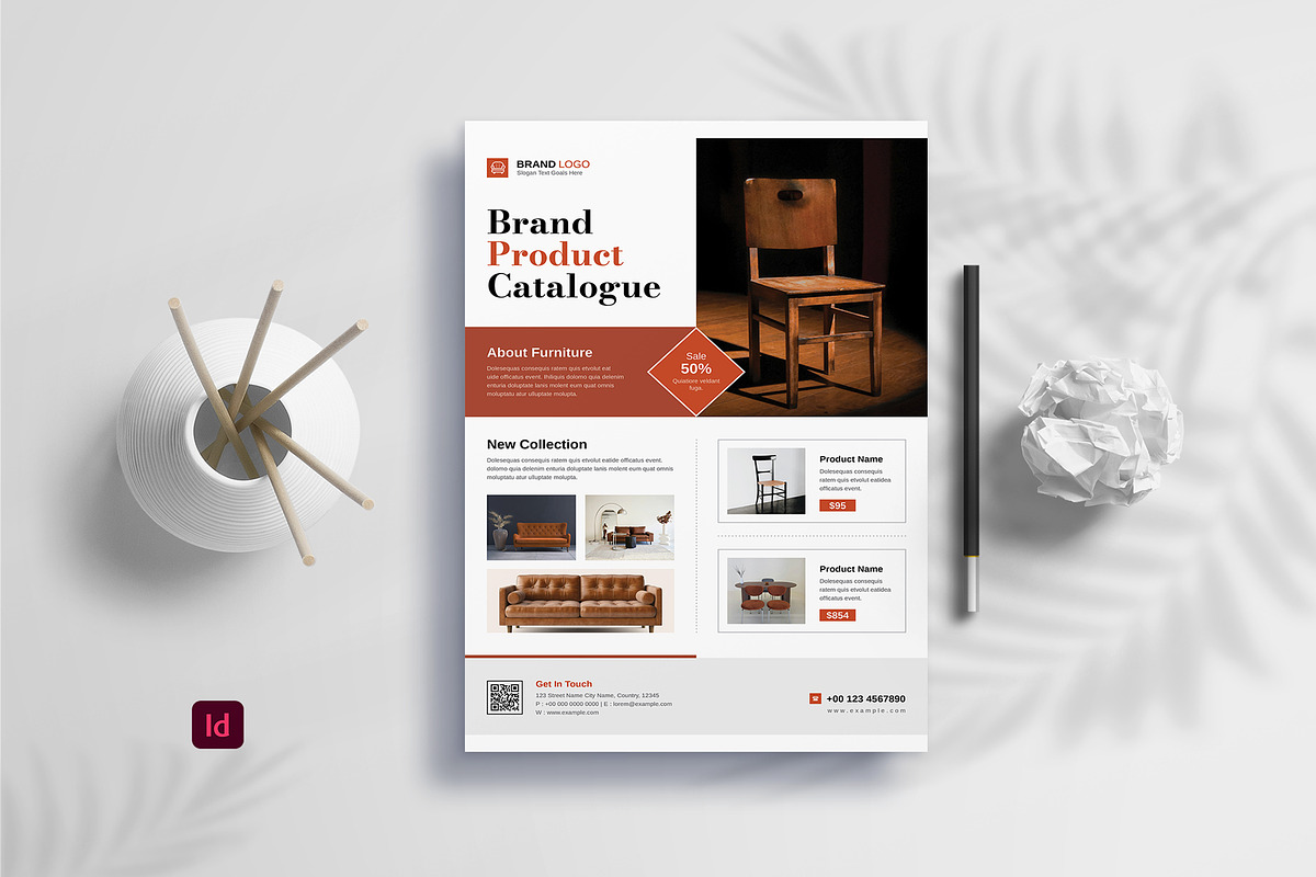 Product Catalogue Flyer Templates, a Flyer Template by Cleffon_Graphic_Studio (Photo 1 of 3)