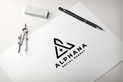 Alphana Abstract A Logo, a Branding & Logo Template by Design_Planet (Thumbnail 3 of 3)