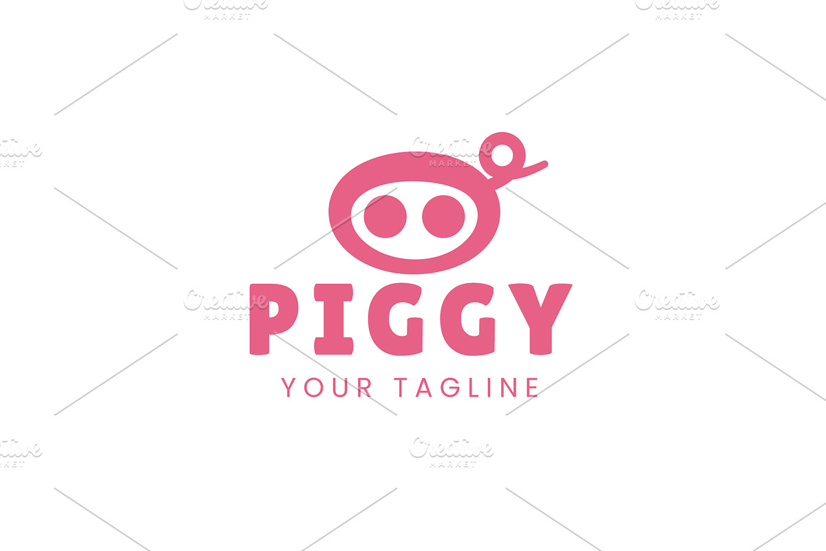 piggy logo vector icon illustration, a Branding & Logo Template by Dyn Studio