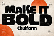 Chulform - Bold Display Typeface, a Script Font by Wow Magic (Thumbnail 3 of 6)