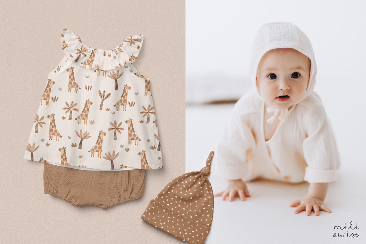 Safari Dreams – Kids Safari Seamless, a Pattern Graphic by Point and Poem (Photo 3 of 14)