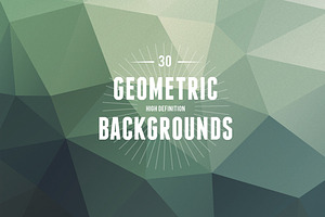30 Geometric Backgrounds