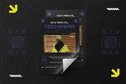 Neo Techwear - Flyer Template, a Flyer Template by StreaksideStd (Thumbnail 2 of 3)