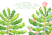 Very Merry Christmas Watercolor set, an Animal Illustration by Tatiana Troian (Thumbnail 4 of 9)