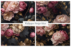 Dutch Floral Wallpaper Vol-2