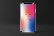 iPhone X Mockup, an iPhone Mockup by Nadasol (Thumbnail 2 of 4)