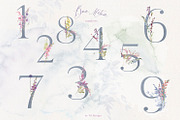 Bon Matin Watercolor Floral Clip Art, a Decorative Illustration by whiteheartdesign (Thumbnail 11 of 18)