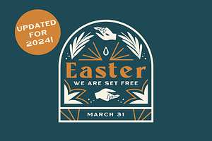 Church Easter Icons And Event Design