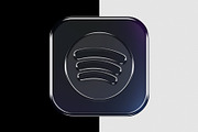 Glassify – Social Media Icons, a Solid Icon by Mockup Bureau (Thumbnail 5 of 6)
