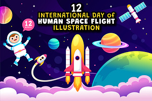 12 Human Space Flight Day