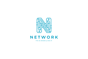 Network Letter N Logo Design, a Branding & Logo Template by yopie (Thumbnail 3 of 5)