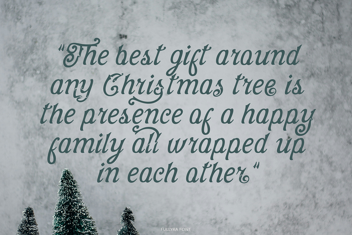 Fullyra Script, a Script Font by TypeClassHeroes (Photo 3 of 15)