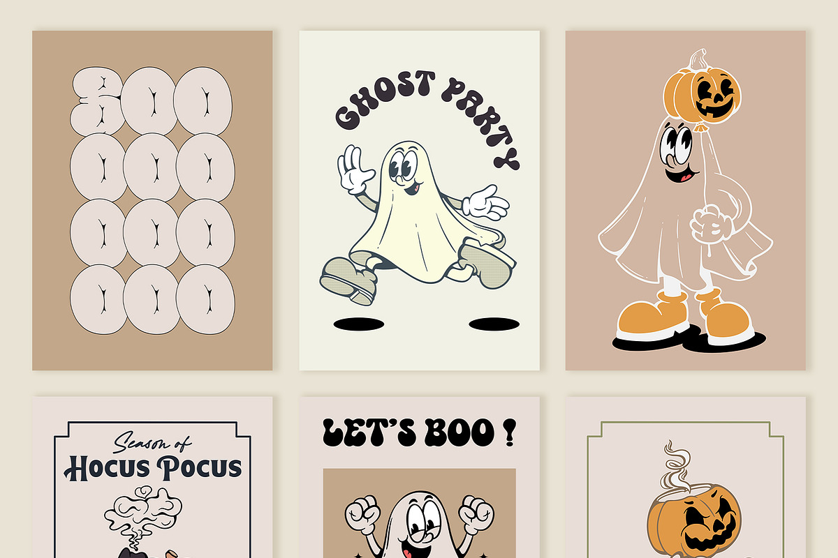 Halloween Poster Collection, a Poster Template by Alina Sh (Photo 2 of 10)