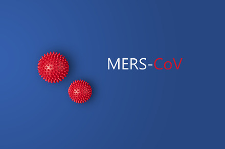 Abstract virus strain model of MERS, an Abstract Photo by Kira Yan