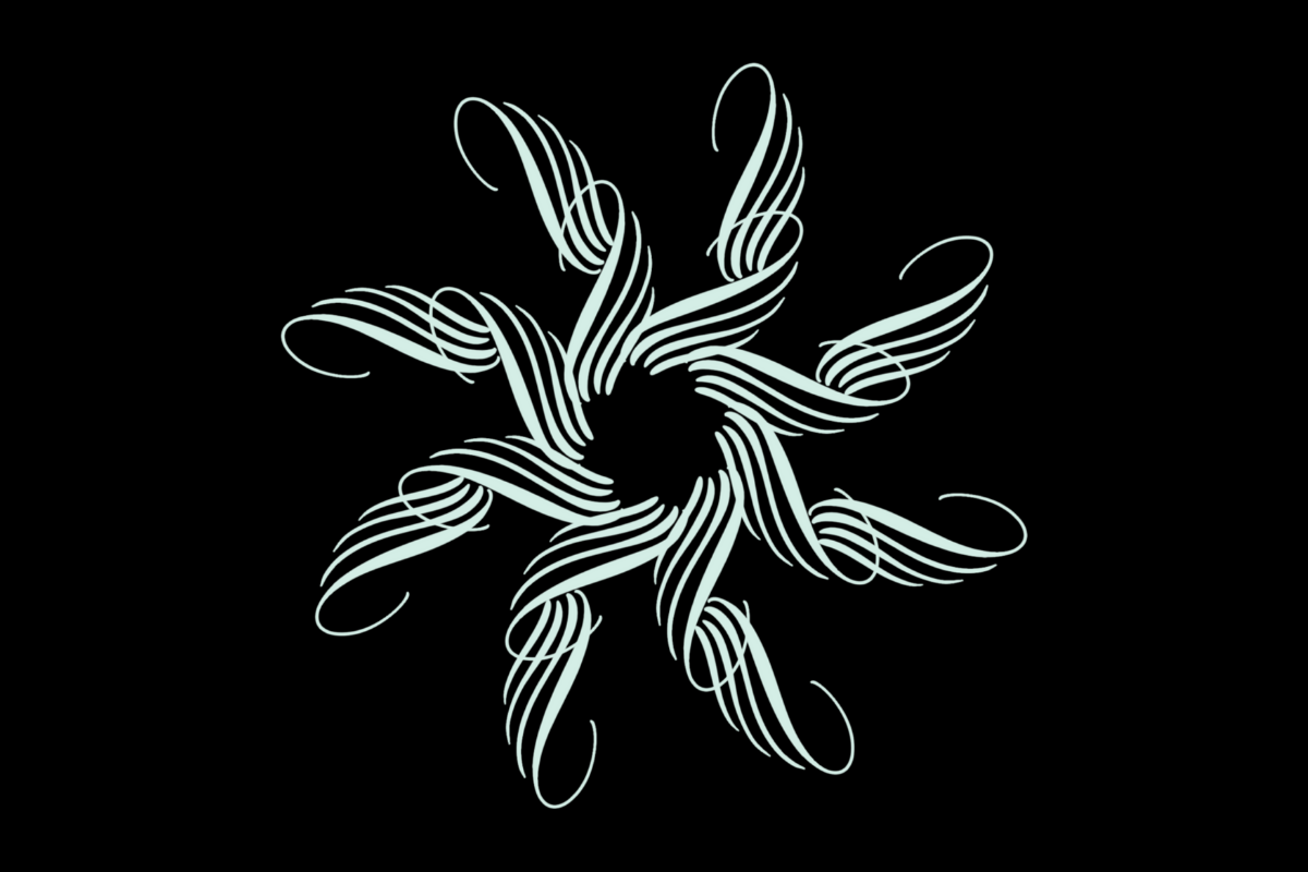 Procreate Calligraphy Flourish Stamp, a Brush Add-On by An Inkling Of Curry (Photo 4 of 4)