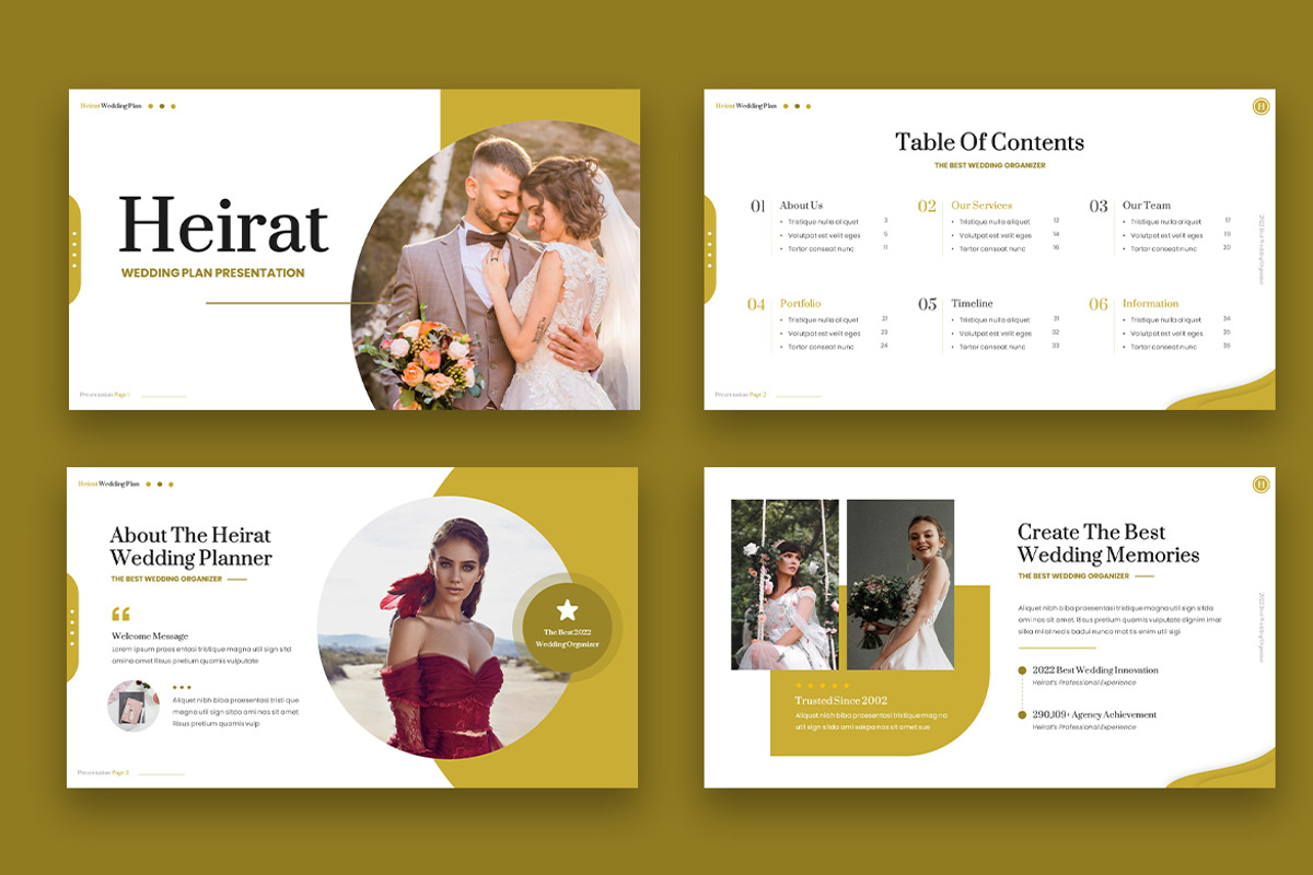 Heirat Wedding Plan Keynote, a Presentation Template by kerismaker (Photo 2 of 6)