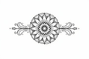 Mandala Silhouette Vector Bundle, an Illustration by Designer_Momina (Thumbnail 8 of 9)