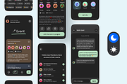 Social Audio App UI Kit, an App Template by Trung (Thumbnail 2 of 8)