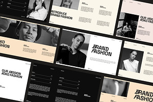 KOKO - Brand Fashion PPT, a Presentation Template by studiobasic