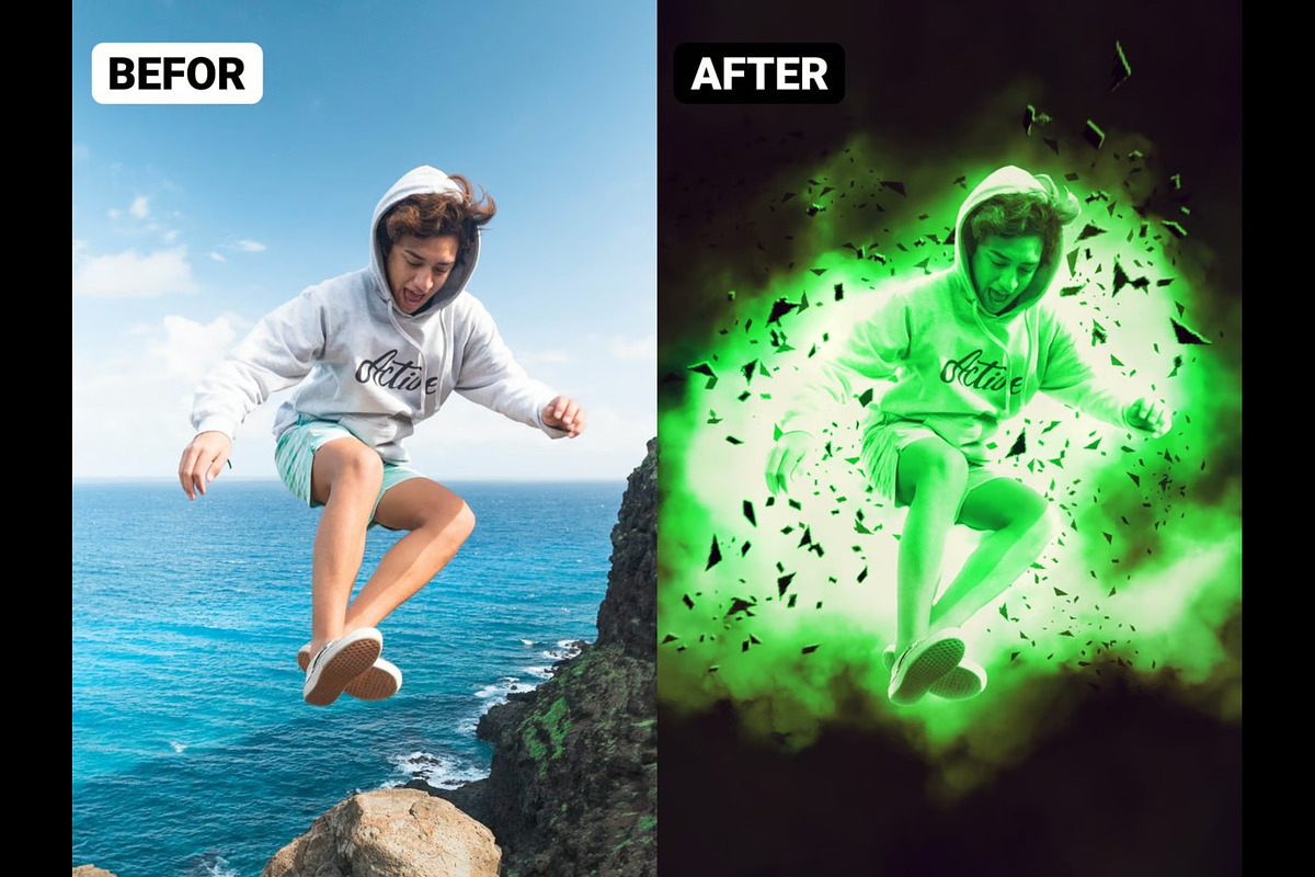 Explosion Effect Photoshop Action, an Action Add-On by Hubzway (Photo 6 of 10)