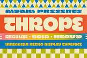 Thrope Font Family, a Font by Aiyari (Thumbnail 1 of 14)