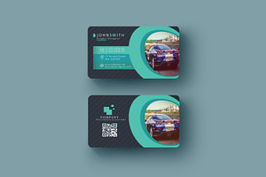 Abstract Business Card Template 