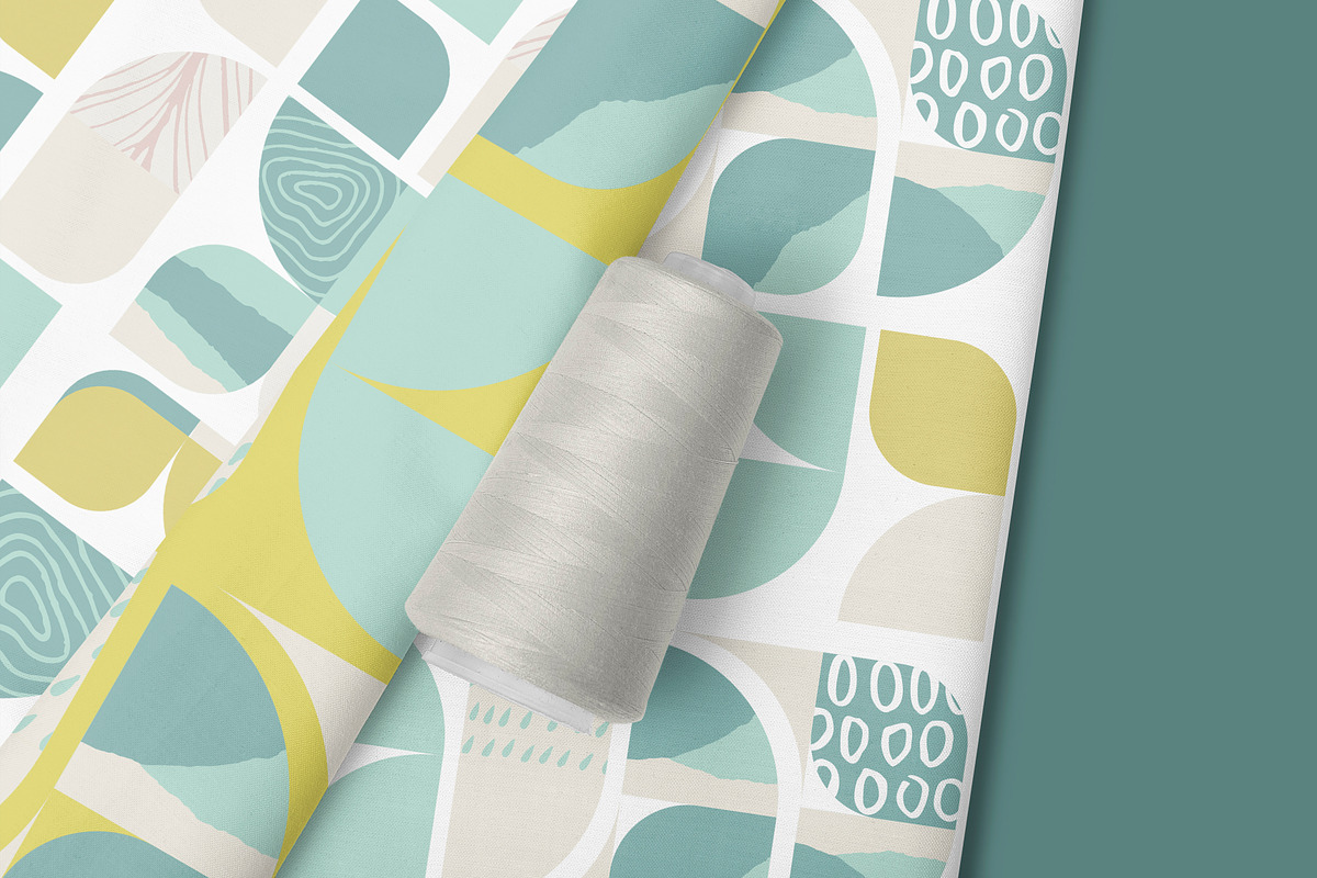 Vintage geometry patterns collection, a Pattern Graphic by lisa_kalev (Photo 6 of 14)