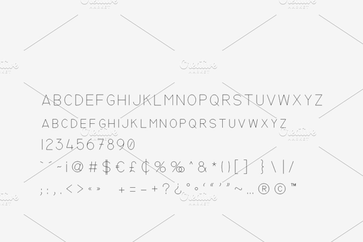 Machine - Laser, Craft Cutter Font preview 2