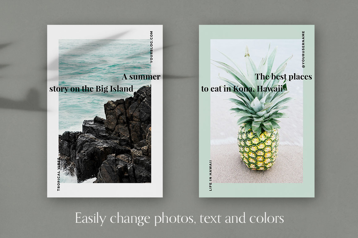 Kona Social Media Pack, a Social Media Template by Eternel Design Studio (Photo 5 of 5)