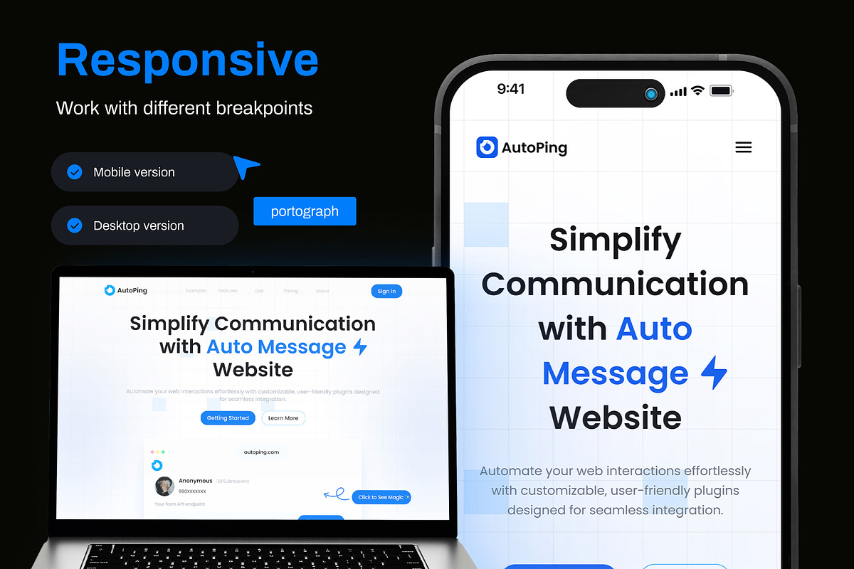 Auto Message Programming Landingpage preview 5