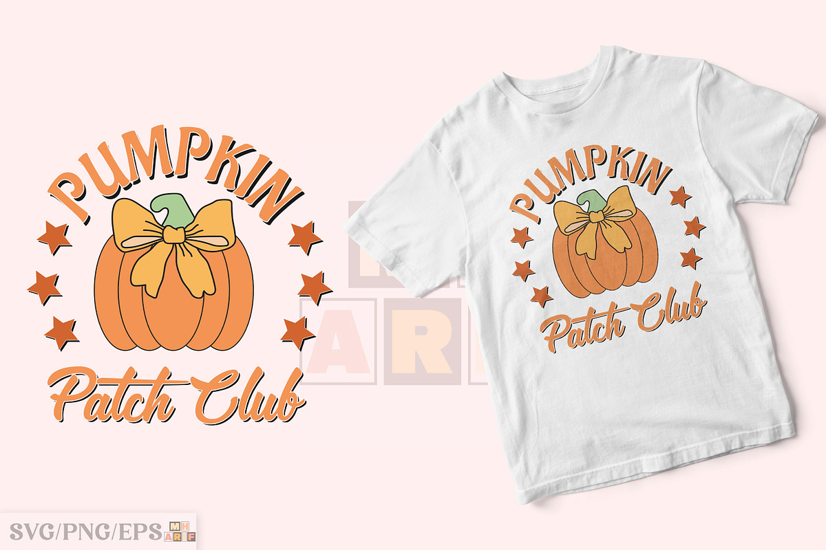 Halloween Fall, Pumpkin Coquette Bow, a Graphic by mh_arif (Photo 2 of 3)