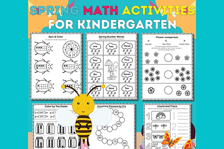 Kindergarten Spring Workbook