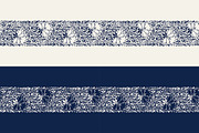 Blue Indian Block Print: Border, a Pattern Graphic by StabuLaRasa illustration (Thumbnail 13 of 16)