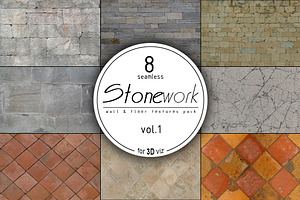 8 stone seamless HD textures