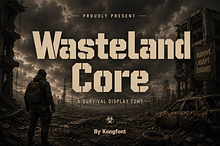 Wasteland Core - Display Font