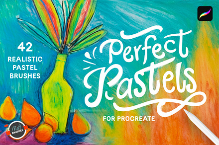 Perfect Pro Pastels For Procreate, a Brush Add-On by Mels Brushes