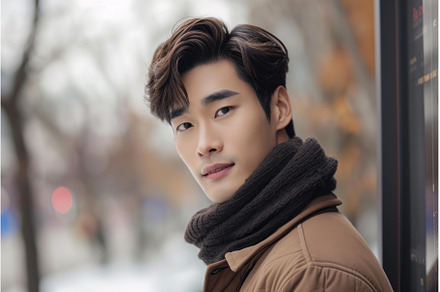 Korean attractive man. Generate Ai, a Person Photo by Ylivdesign