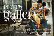 Gimbo Ligature Serif Typeface, a Serif Font by yaqublekker (Thumbnail 3 of 8)