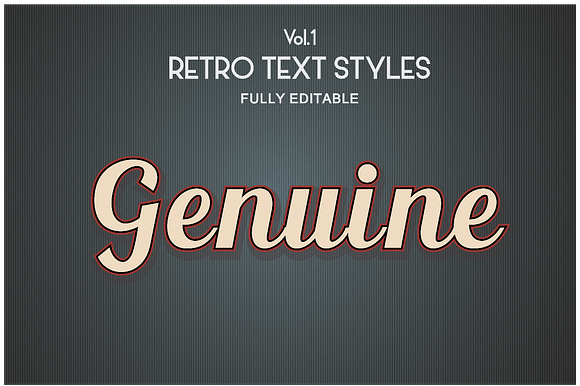 Vintage Retro Text Styles .Ai preview 6