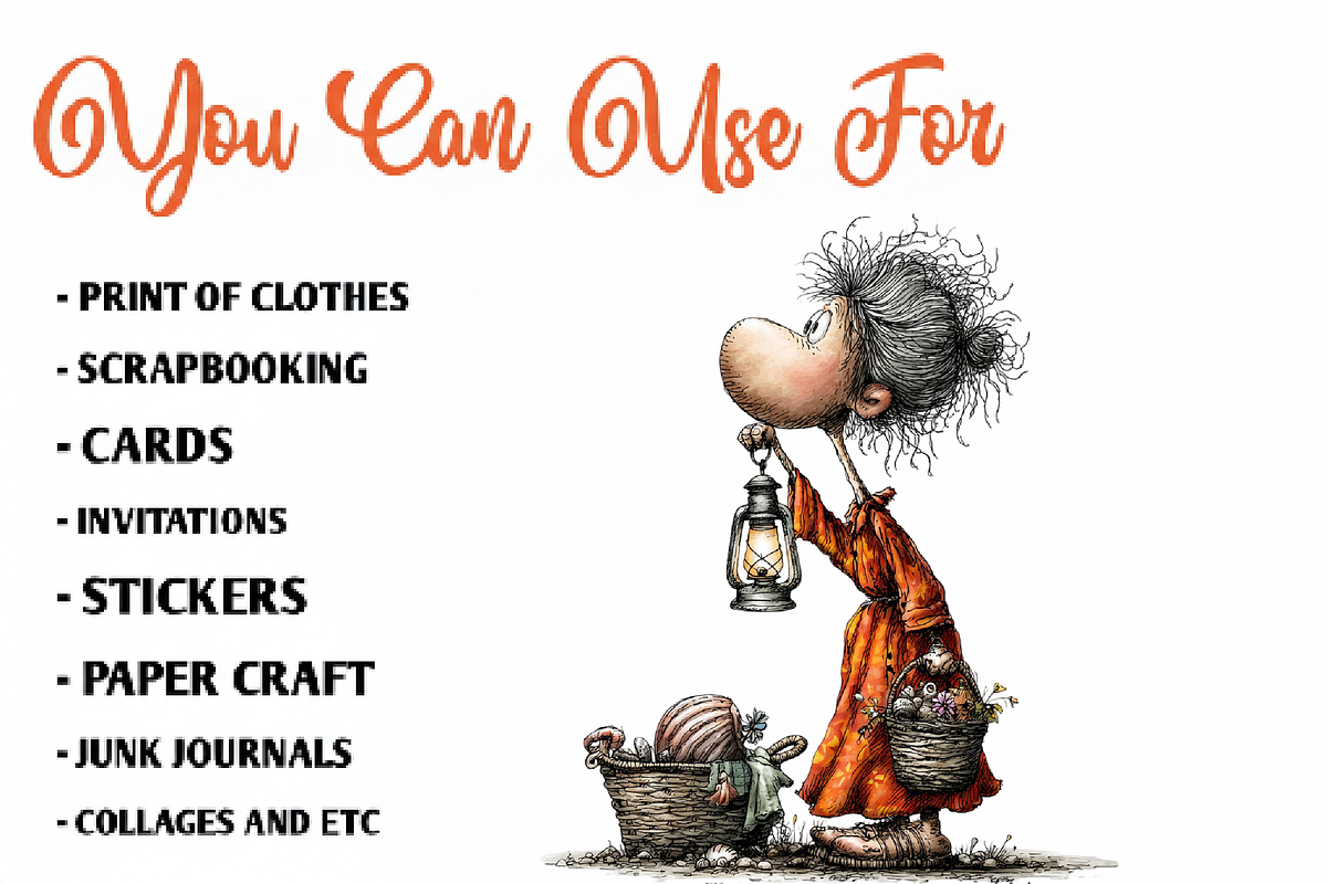 Whimsical Summer Beach Grandma, an Illustration by CreationArt (Photo 5 of 7)