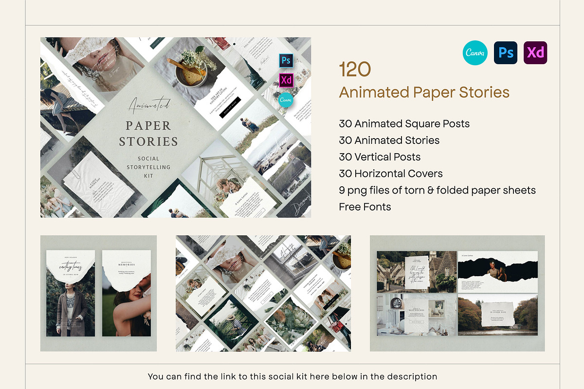 SALE! Social Kit BUNDLE Canva and PS, a Social Media Template by Sparrow & Snow (Photo 5 of 20)