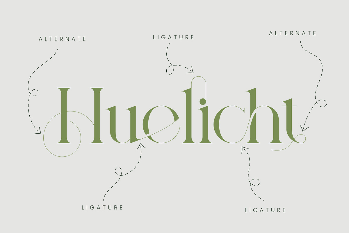 Huelicht | Modern Serif Font, a Serif Font by Kahade Studio (Photo 9 of 15)