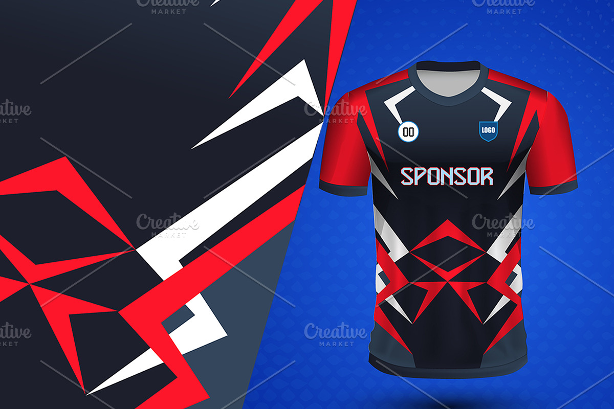Soccer & Football Uniform Design, a Sport Illustration by samsulpassive (Photo 3 of 4)